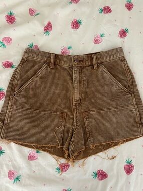 BDG corduroy brown cargo shorts